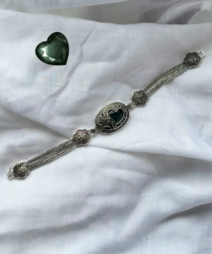 Bracelet Emerald Stone - Image 1