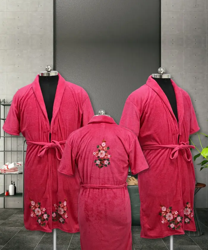 Bathrobe Set Emboridered - Image 4