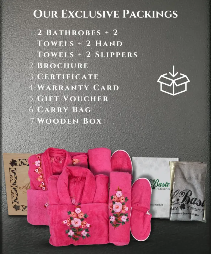 Bathrobe Set Emboridered - Image 8