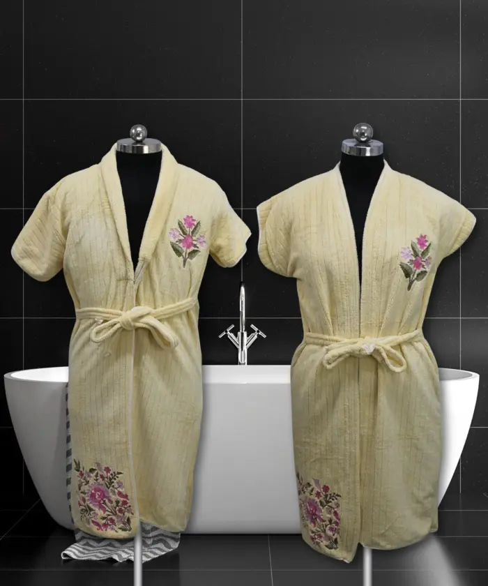 Bathrobe Set Emboridered - Image 1