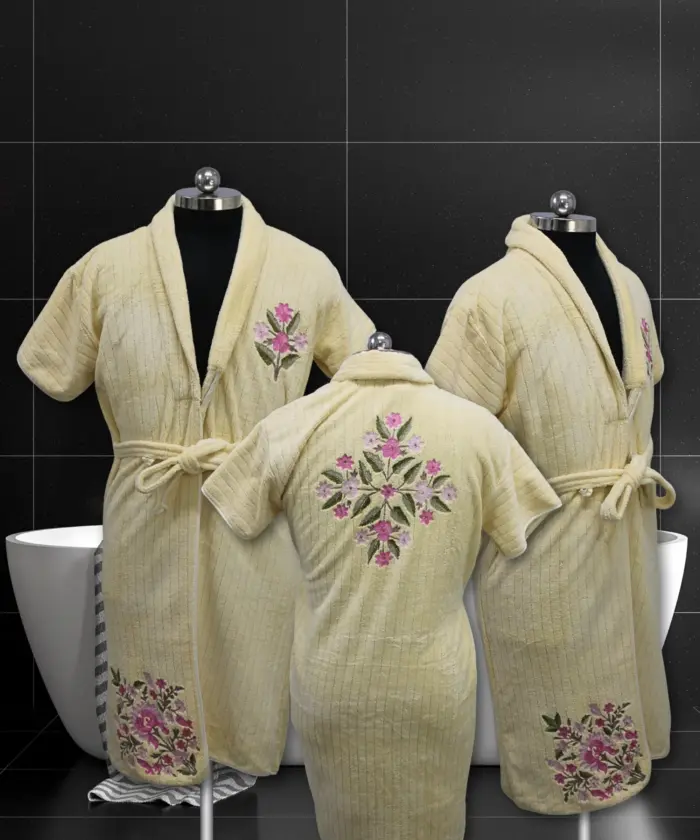 Bathrobe Set Emboridered - Image 3