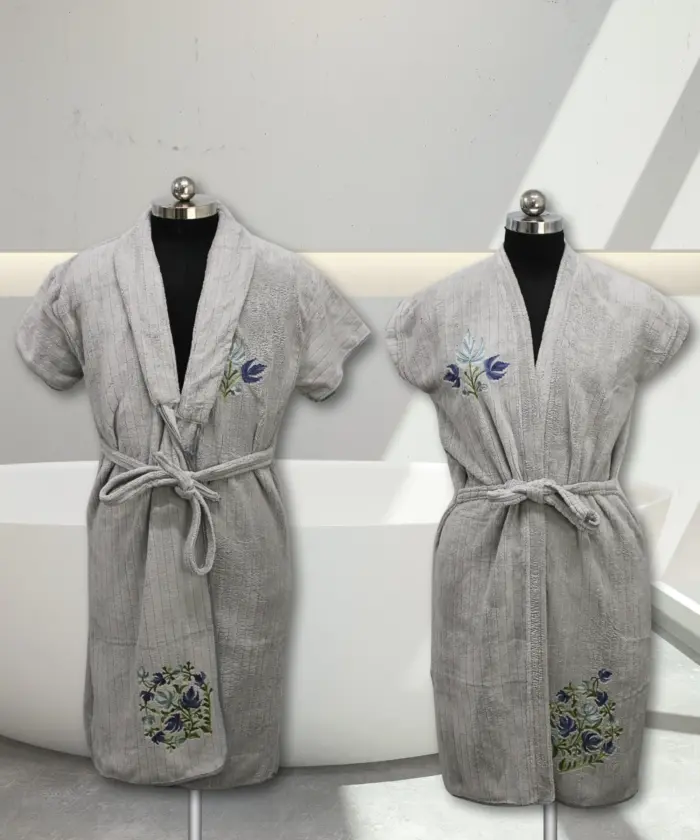 Bathrobe Set Emboridered - Image 1