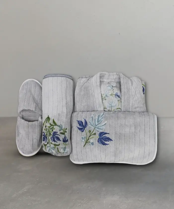Bathrobe Set Emboridered - Image 4