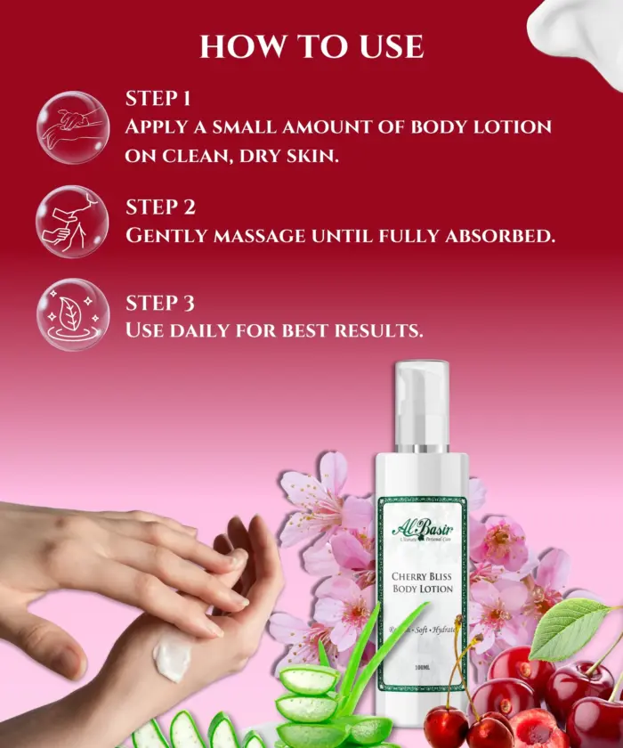 Body Lotion Cherry Bliss - Image 4