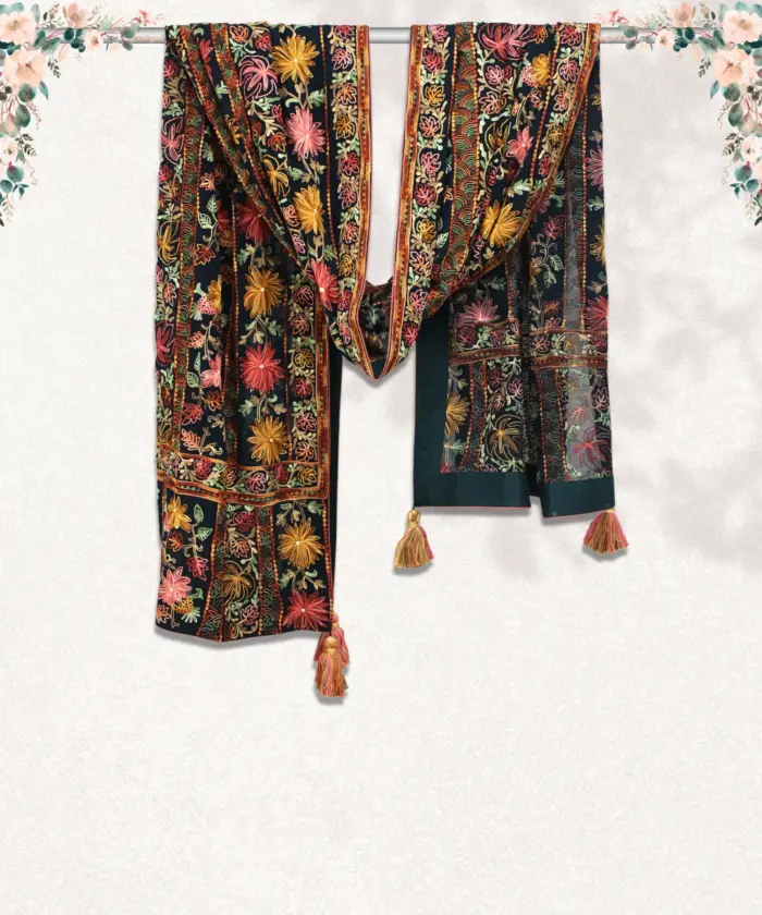 Dupatta Georgette Jamawar - Image 3