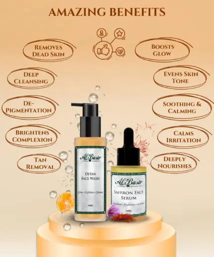 ALBASIR FACE WASH + FACE SERUM COMBO (2)