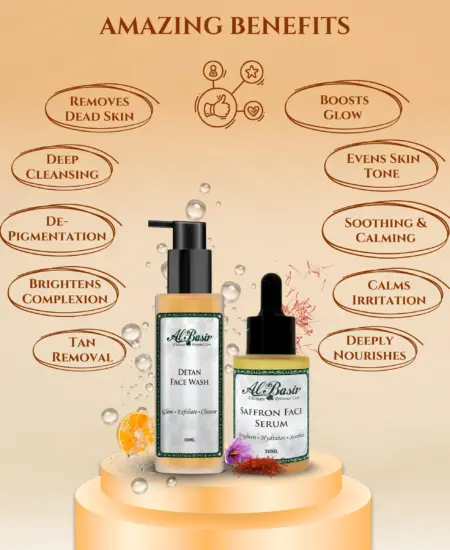 ALBASIR FACE WASH + FACE SERUM COMBO (2)