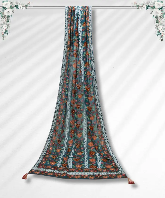 Dupatta Georgette Jamawar - Image 1