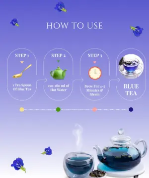 Kashmiri Blue Tea - Image 4