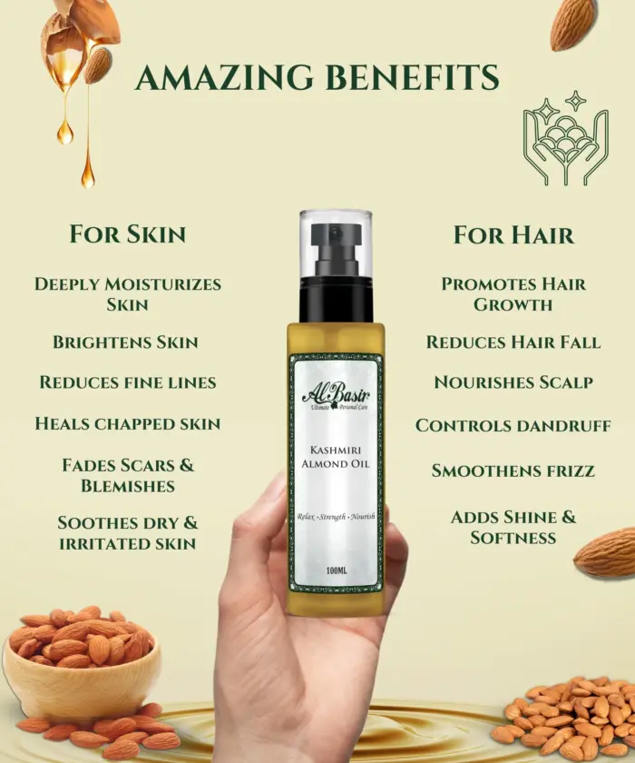 Pure Kashmiri Almond Oil - Image 2