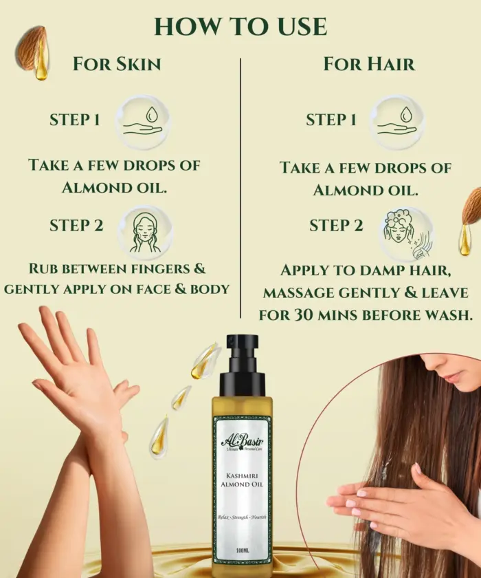 Pure Kashmiri Almond Oil - Image 3