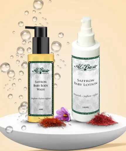 Baby Body Wash & Baby Lotion Saffron