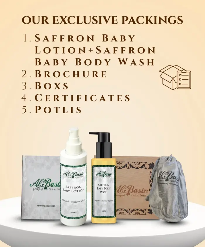 Baby Body Wash & Baby Lotion Saffron - Image 7