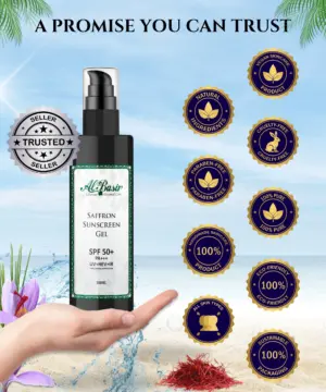 Saffron Sunscreen Gel - Image 6