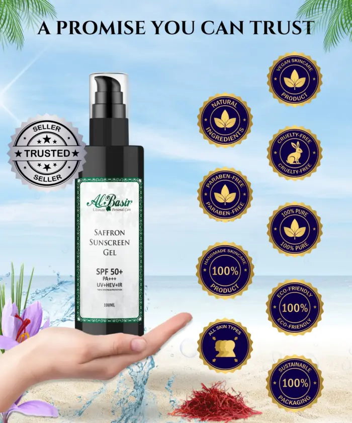 Saffron Sunscreen Gel - Image 6