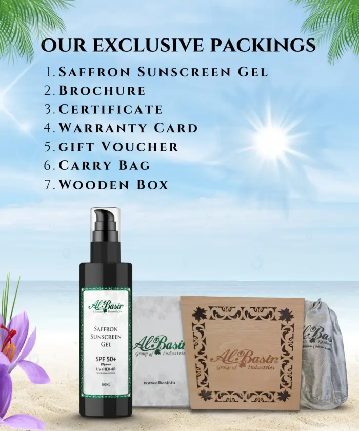 Saffron Sunscreen Gel - Image 7