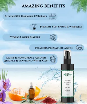 Saffron Sunscreen Gel - Image 2