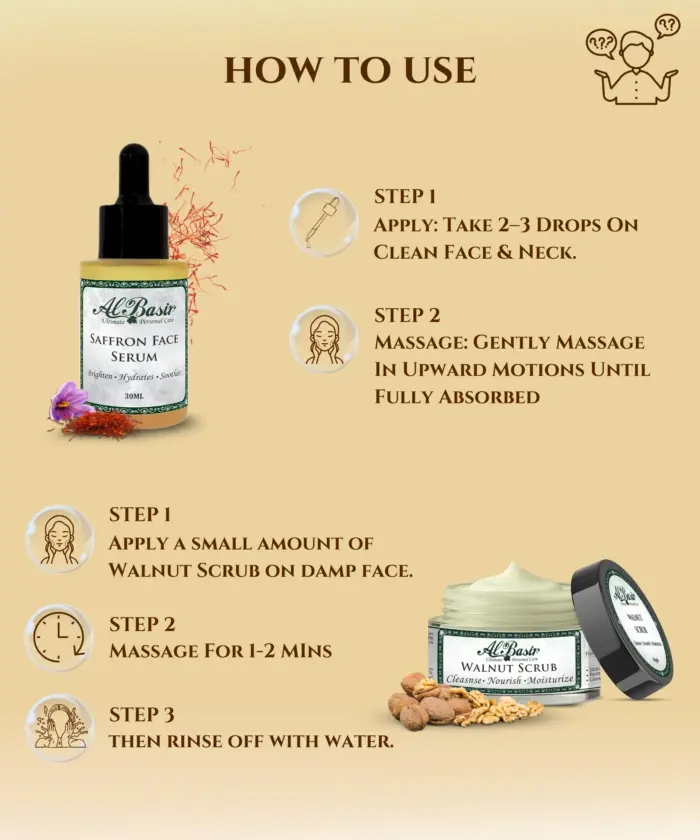 ALBASIR SERUM + SCRUB COMBO (4)