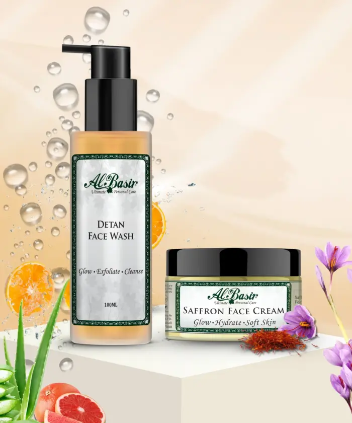 Face Wash Detan & Face Cream Saffron - Image 1