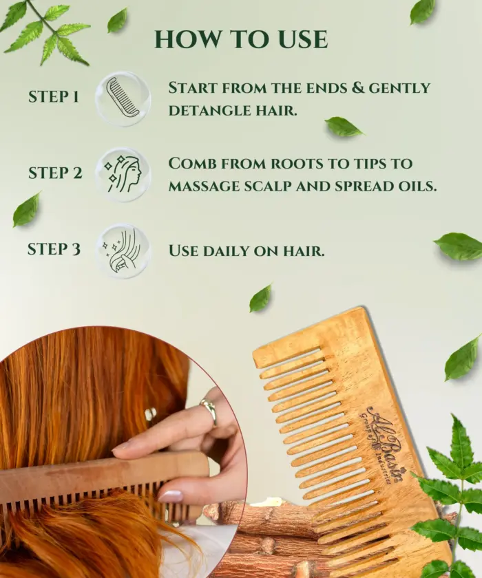 Kacchi Neem Comb - Image 4