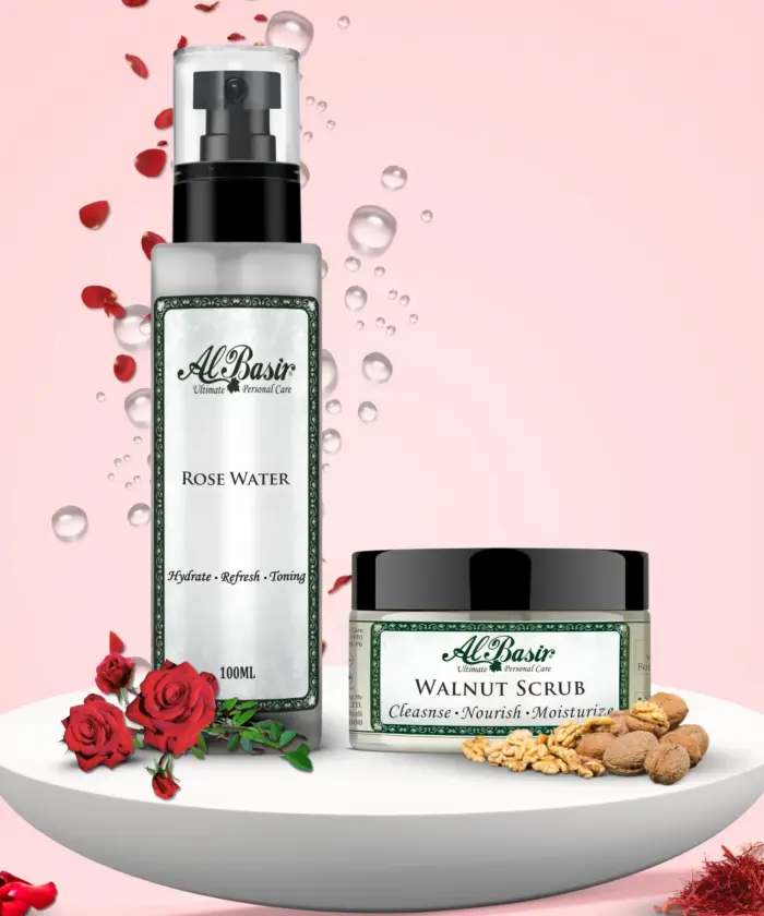 Walnut Scrub & Rose Water - Image 1