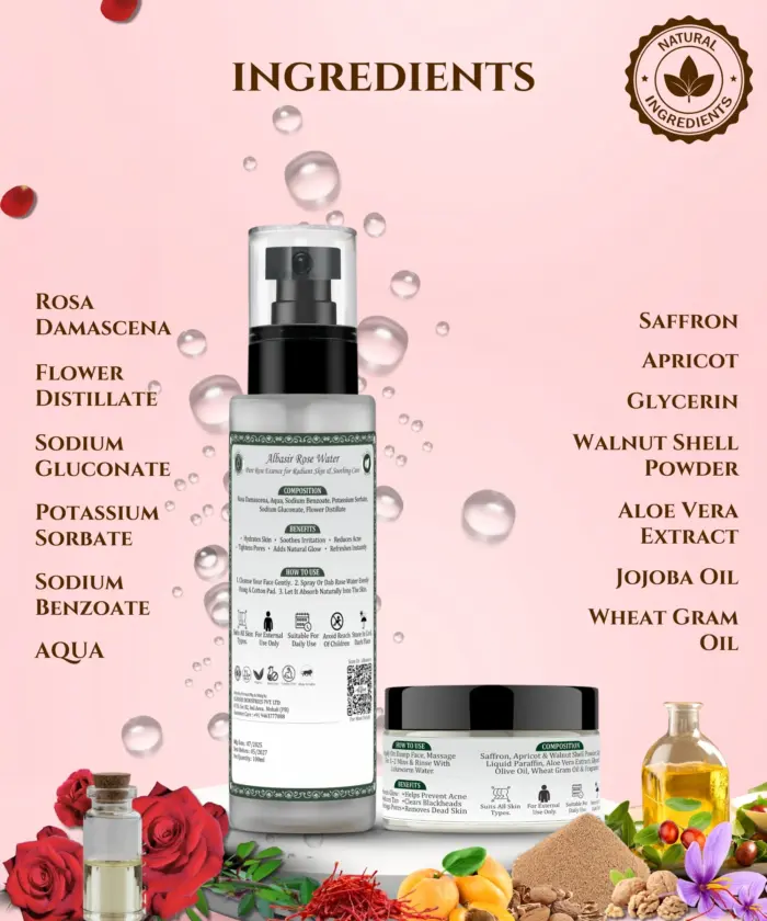 Walnut Scrub & Rose Water - Image 3