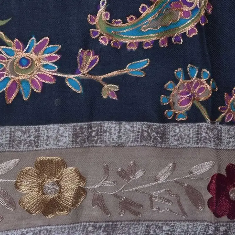 19115Kalamkari Semi Pashmina Shawls 1 CL 38 5