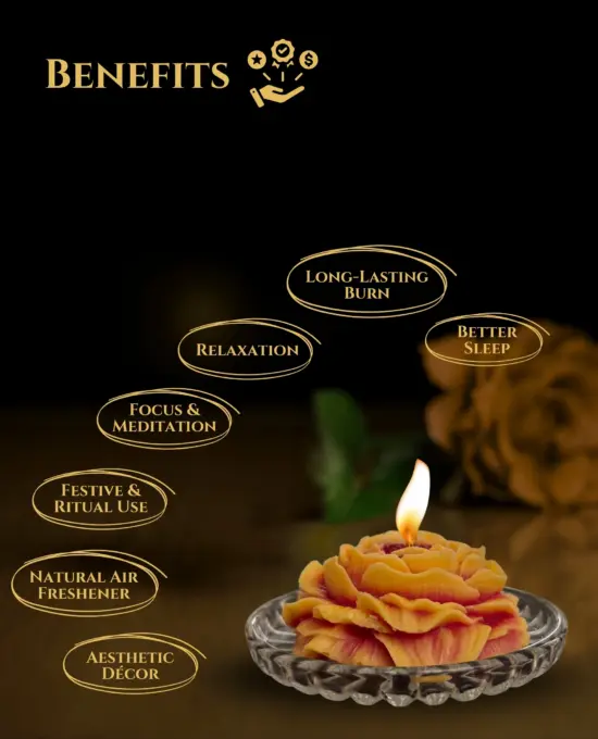ALBASIR FLOWER CANDLE 2