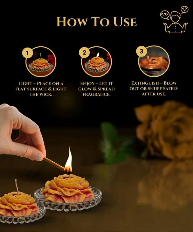 ALBASIR FLOWER CANDLE 2