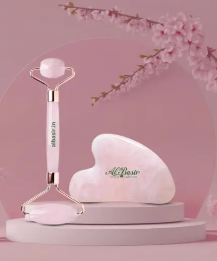 Rose Quartz Gua Sha & Roller